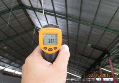 Insulasi Atap Konig, Roof insulation