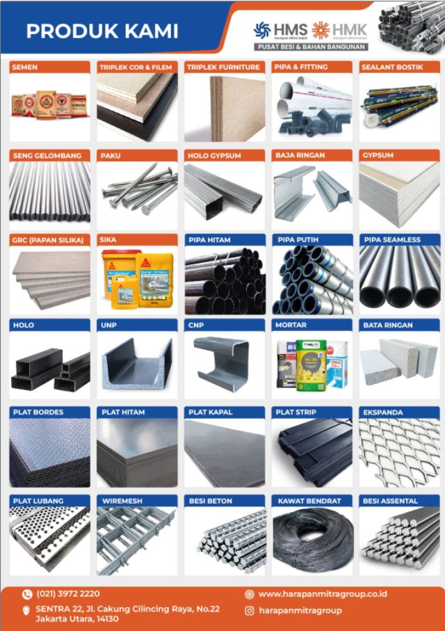 Besi UNP Kanal U untuk Struktur Kuat dan Tahan Lama