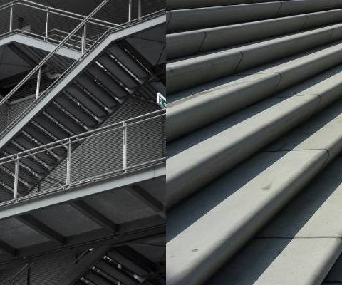 lebih murah tangga besi atau beton