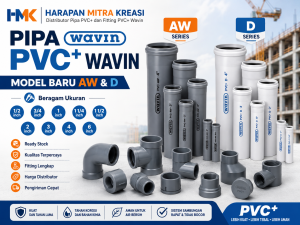 Pipa PVC+ Wavin tipe AW dan D berbagai ukuran beserta fitting dari Harapan Mitra Kreasi